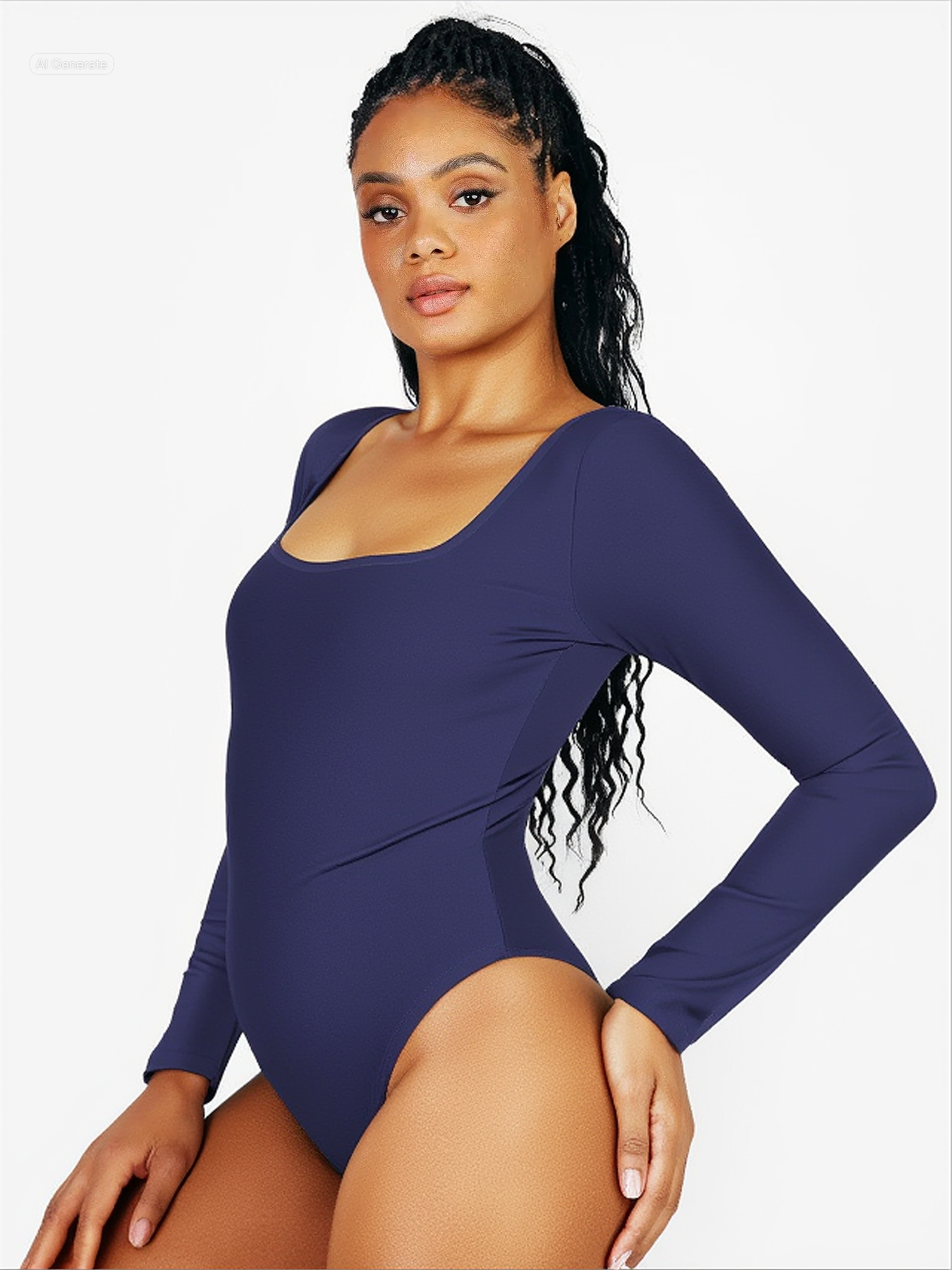 Fine Chica Long Sleeve Thong